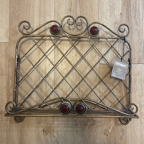 Pier 1 Imports Cookbook Magazine Holder - Picture 1 of 5